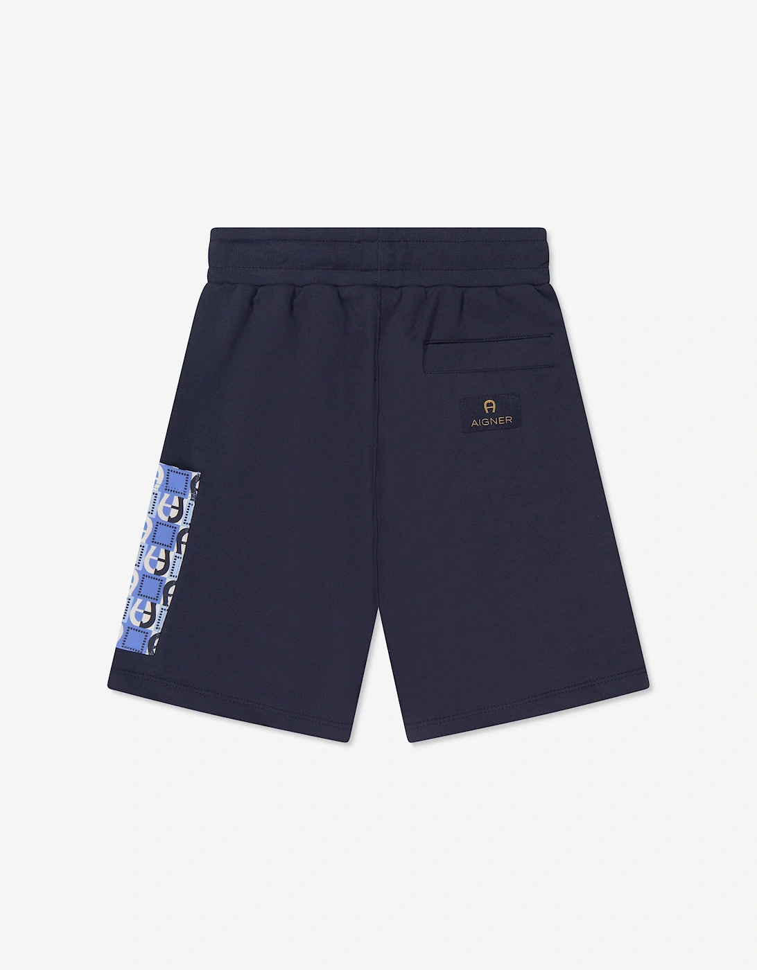 Boys Pocket Bermuda Shorts in Navy