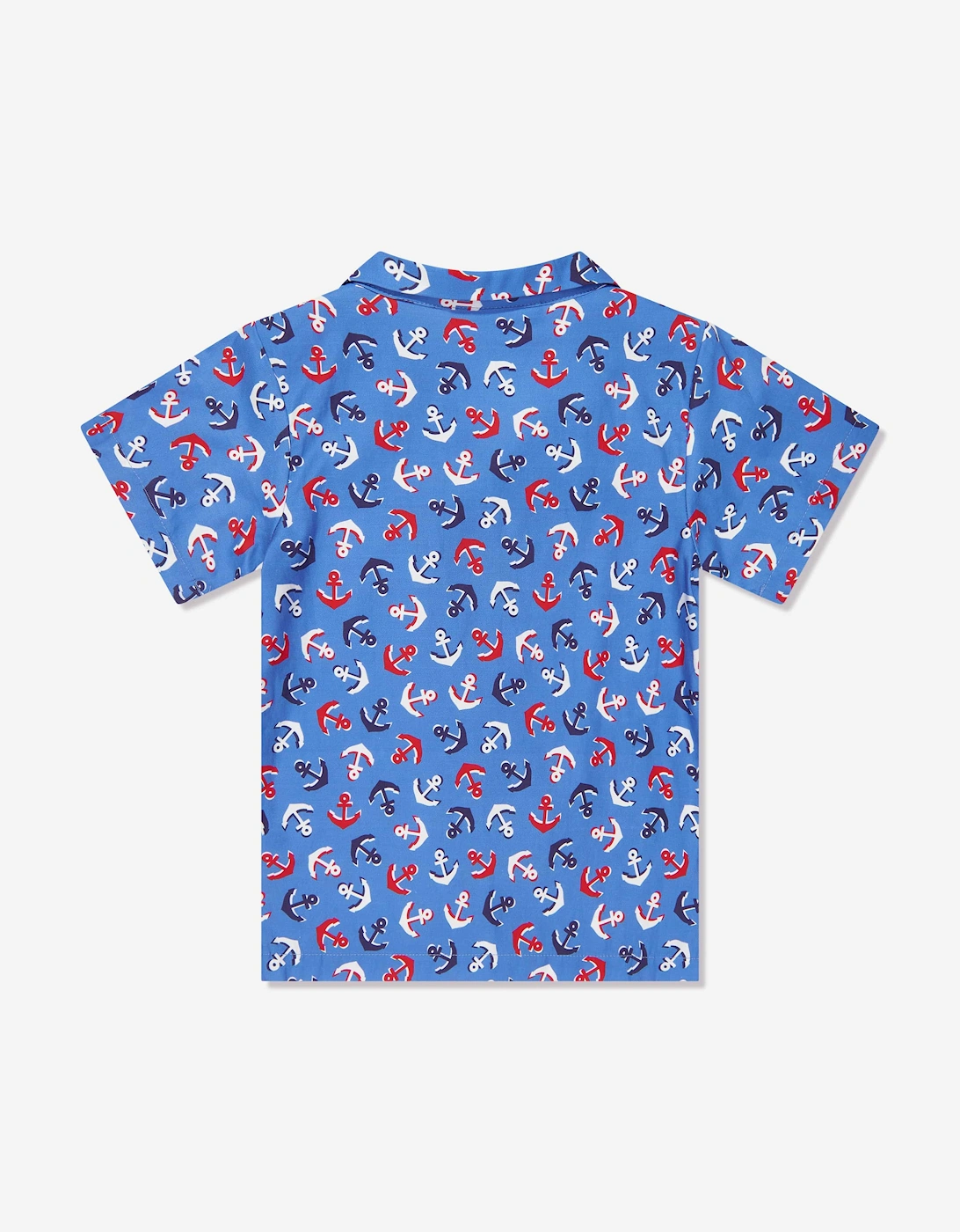Boys Anchor Shirt in Blue