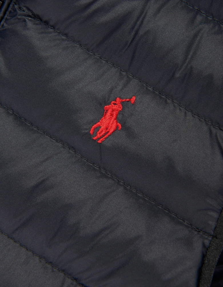 Boys Colden Packable Gilet in Black
