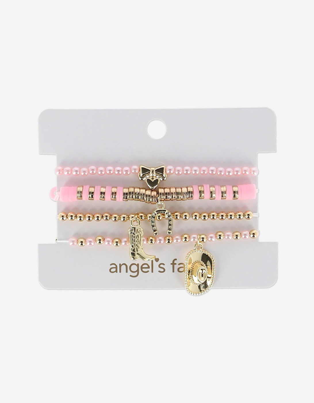 Angels Face Girls Cowgirl Bracelet Set in Pink, 5 of 4