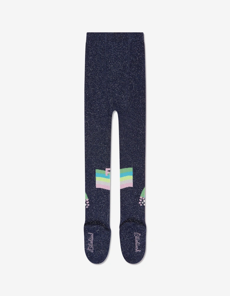 Billieblush Girls Best Friend Tights in Navy