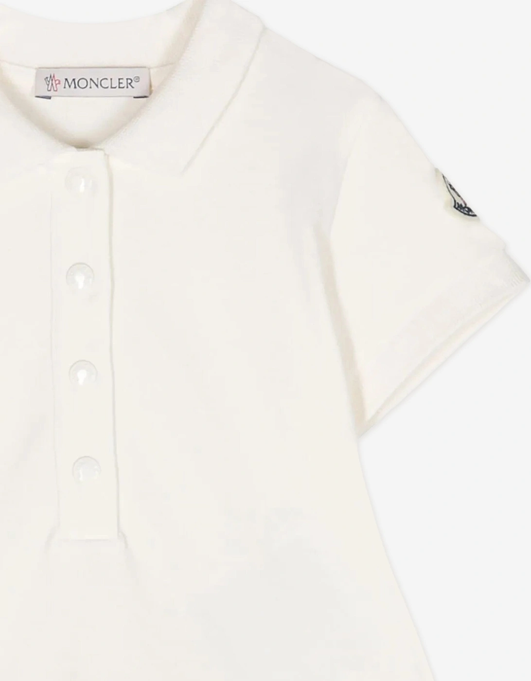 Baby Girls Polo Dress in Ivory