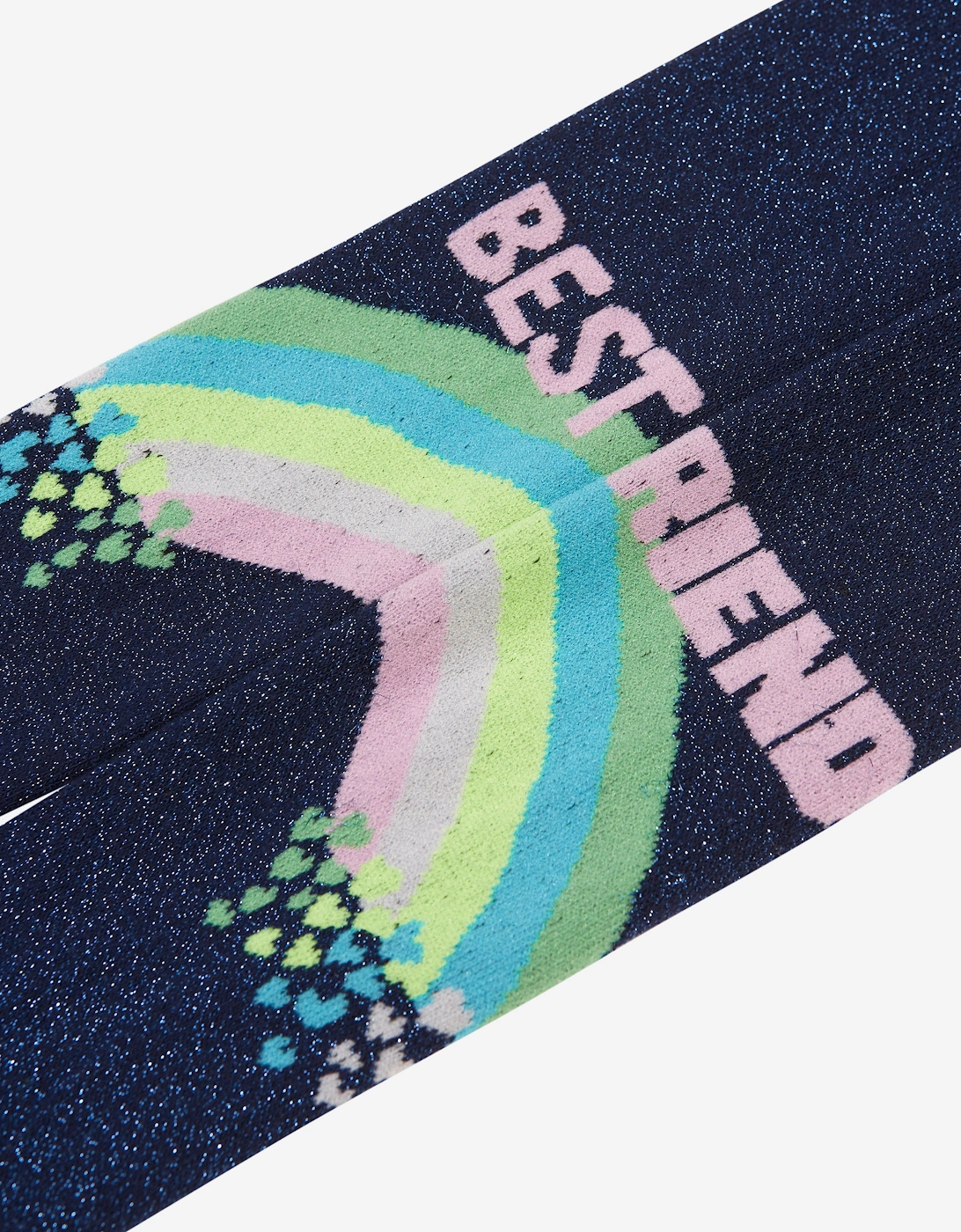 Billieblush Girls Best Friend Tights in Navy
