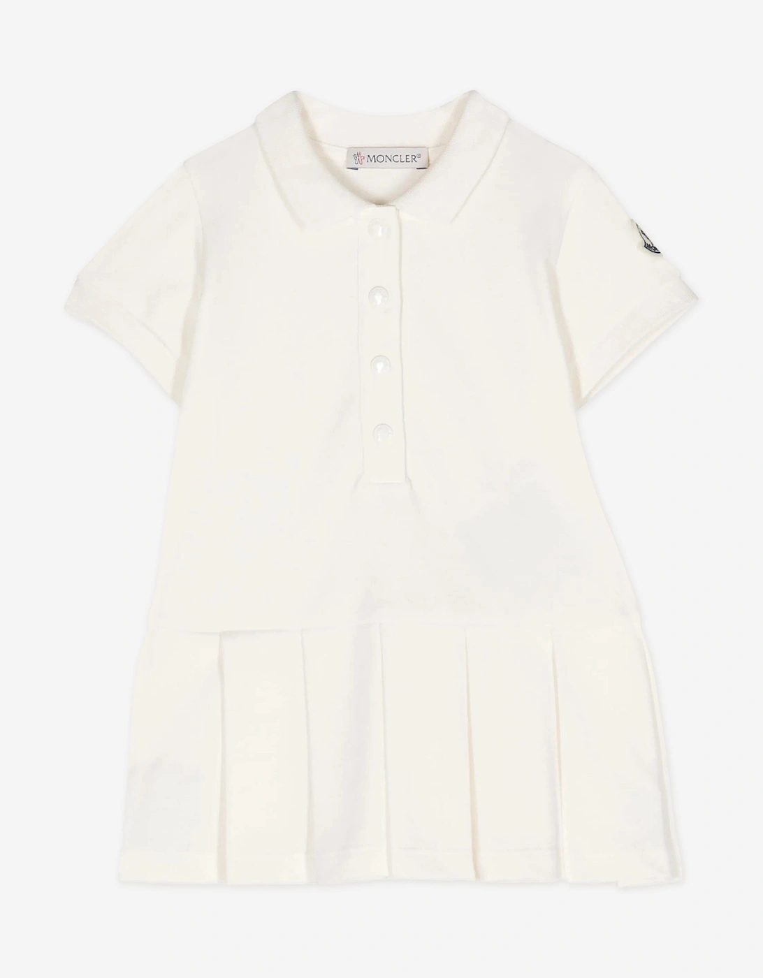 Baby Girls Polo Dress in Ivory, 5 of 4