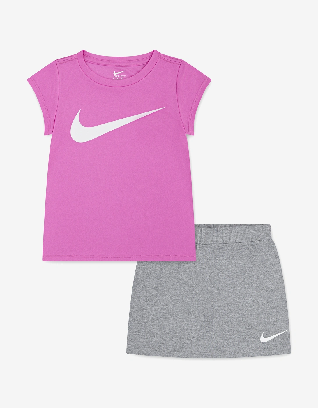 Girls Dri-Fit Scooter Skirt Set in Pink, 5 of 4