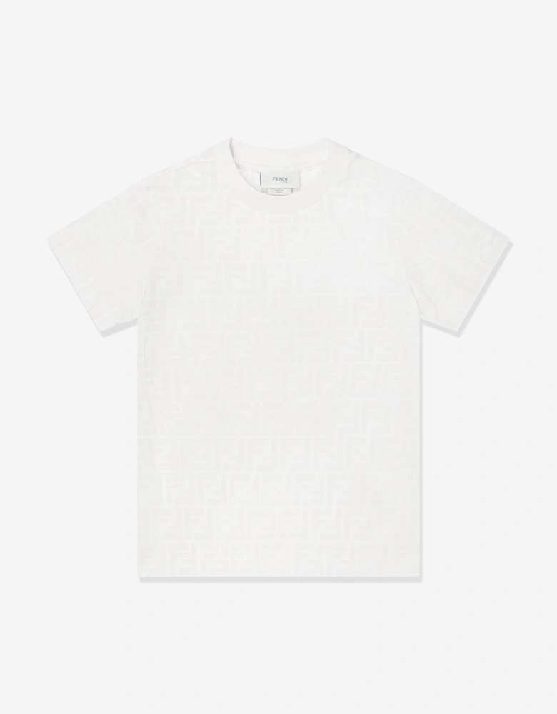 Kids FF Logo T-Shirt in White