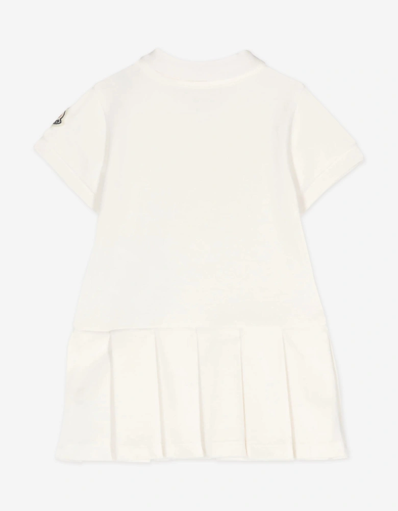 Baby Girls Polo Dress in Ivory