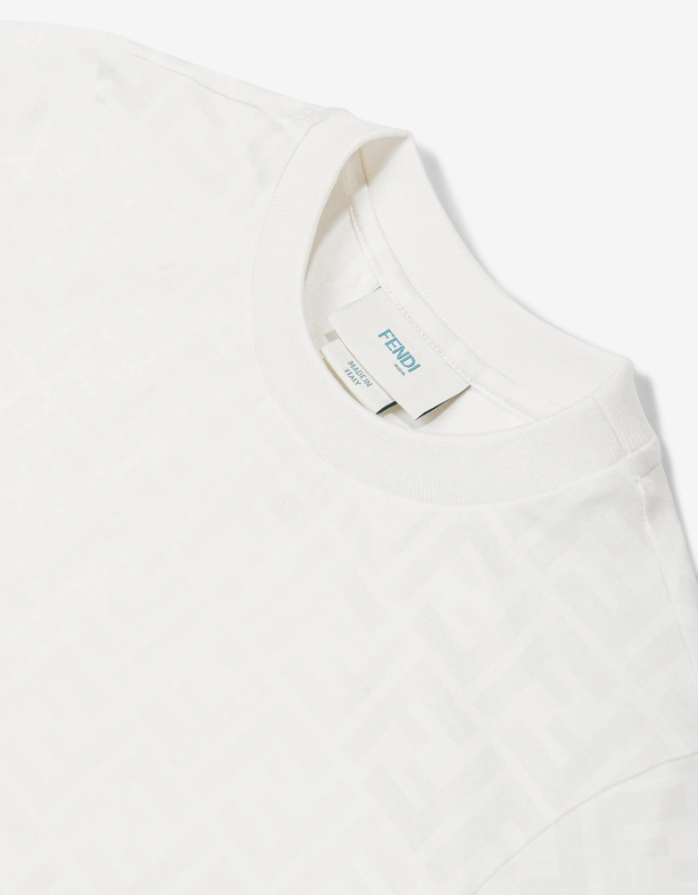 Kids FF Logo T-Shirt in White