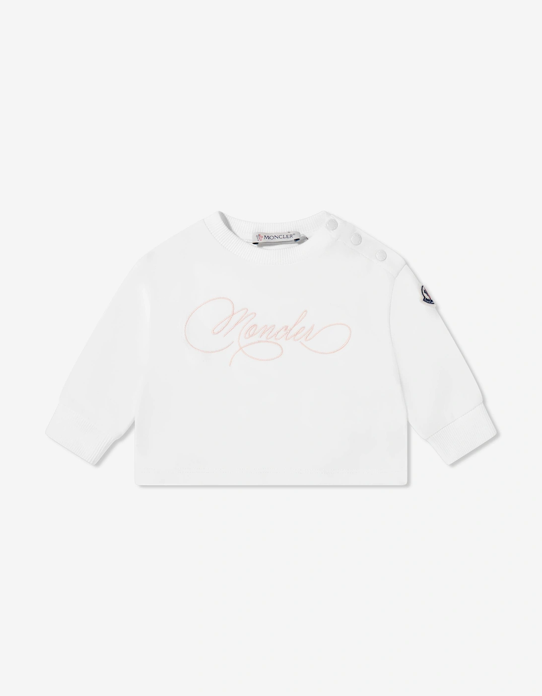 Baby Girls Logo Tracksuit in Ivory