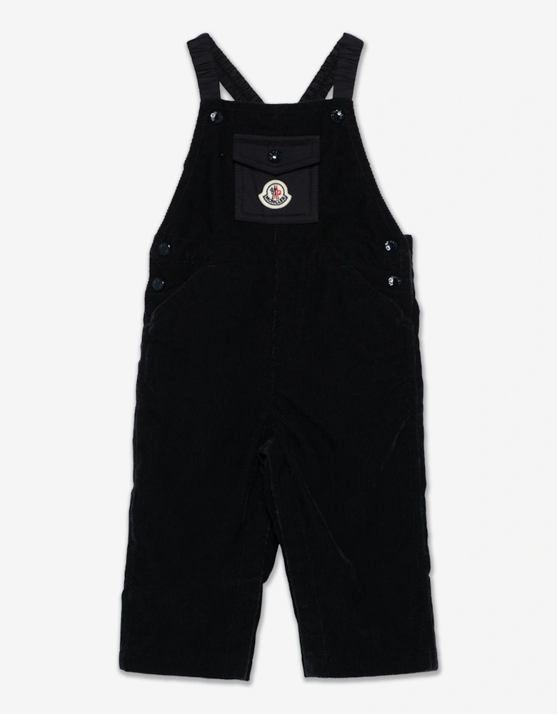 Enfant Baby Boys Dungarees in Black