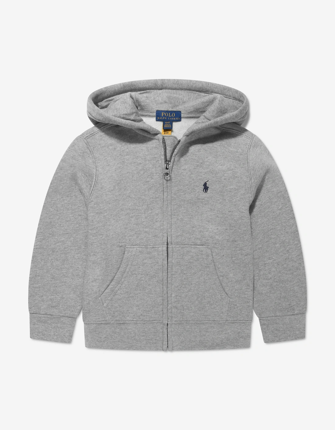 Ralph Lauren Boy's Ralph Lauren Boys Logo Zip Up Top in Grey