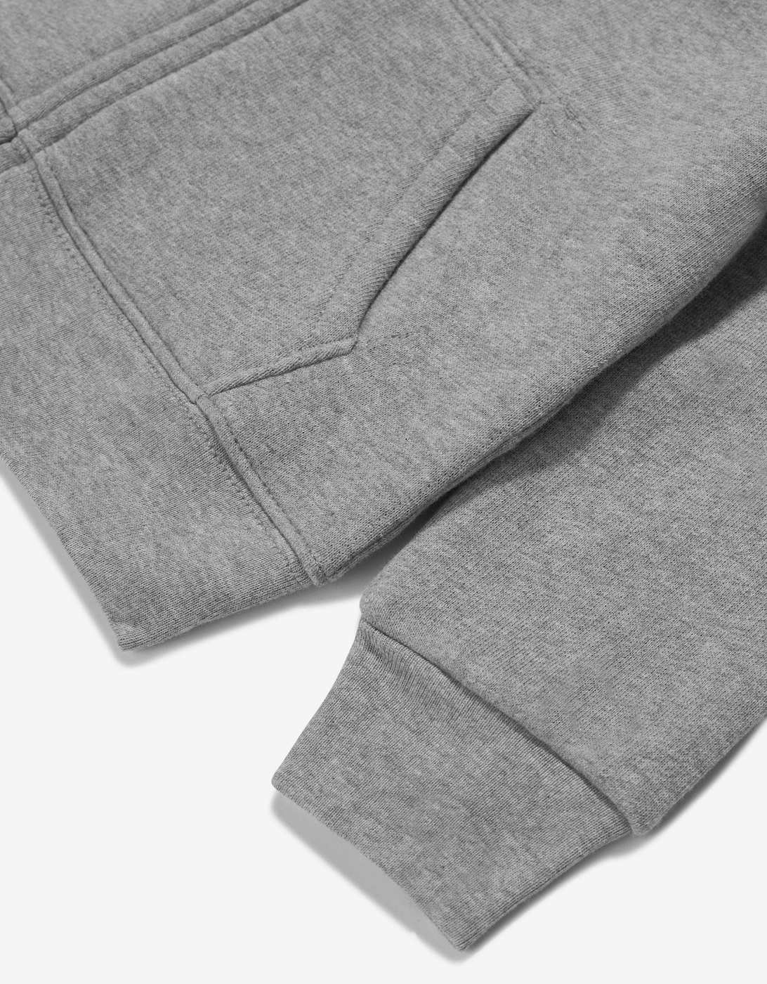Boys Logo Zip Up Top in Grey