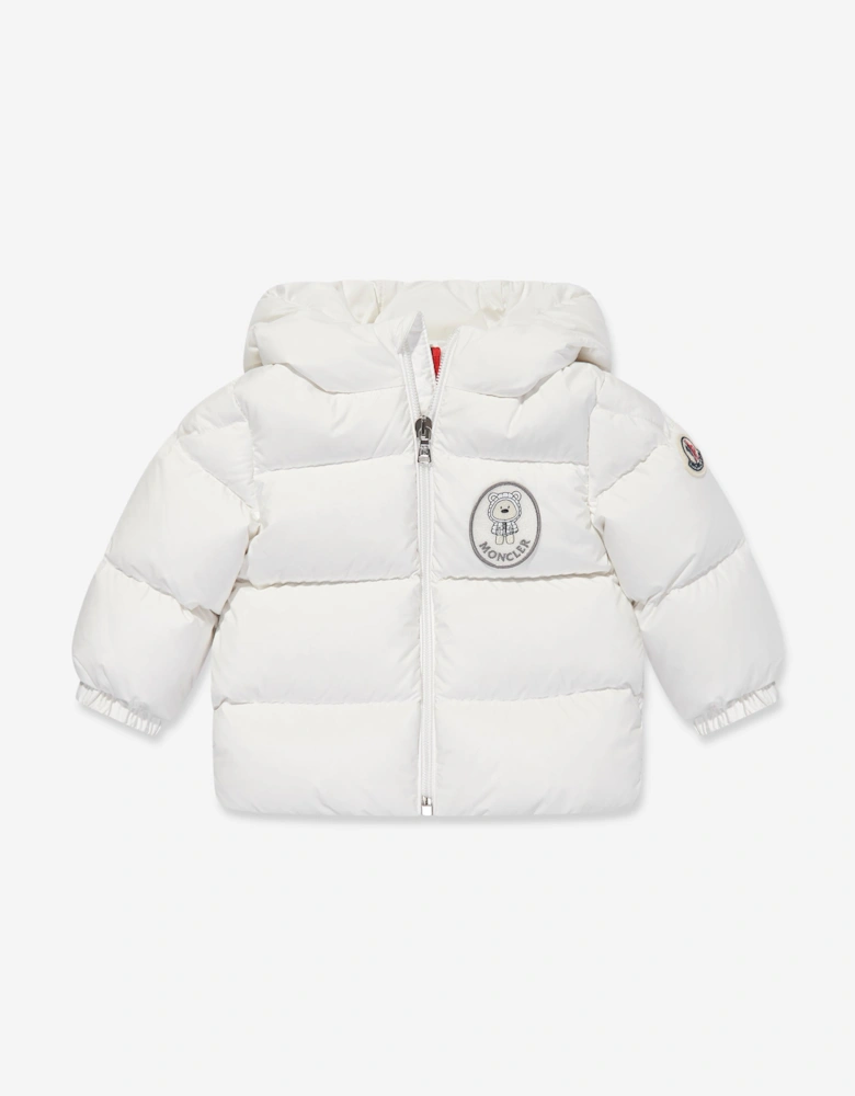 Enfant Baby Down Padded Sanyu Jacket in White