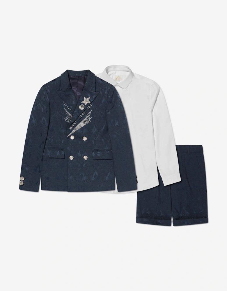 Boys Dan Suit Set in Blue