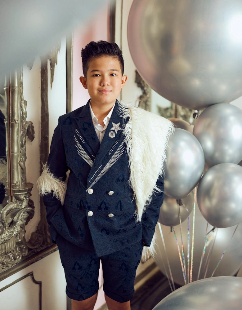 Boys Dan Suit Set in Blue