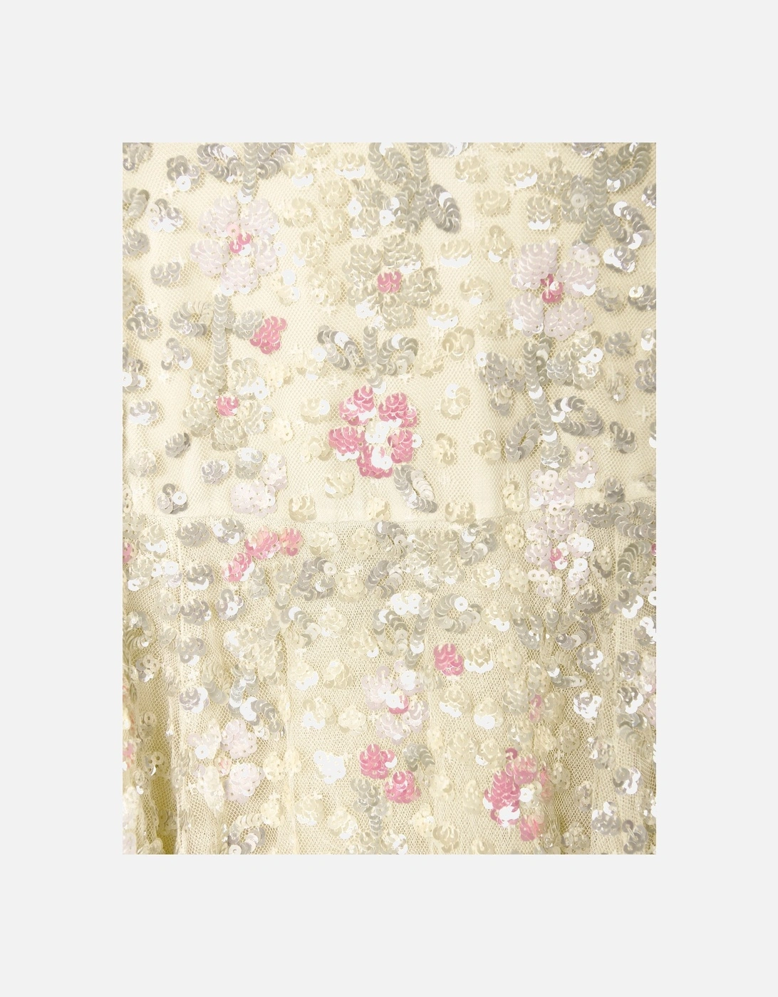 Girls Tulle Confetti Dress in Yellow