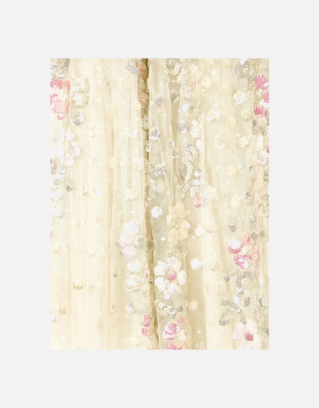 Girls Tulle Confetti Dress in Yellow