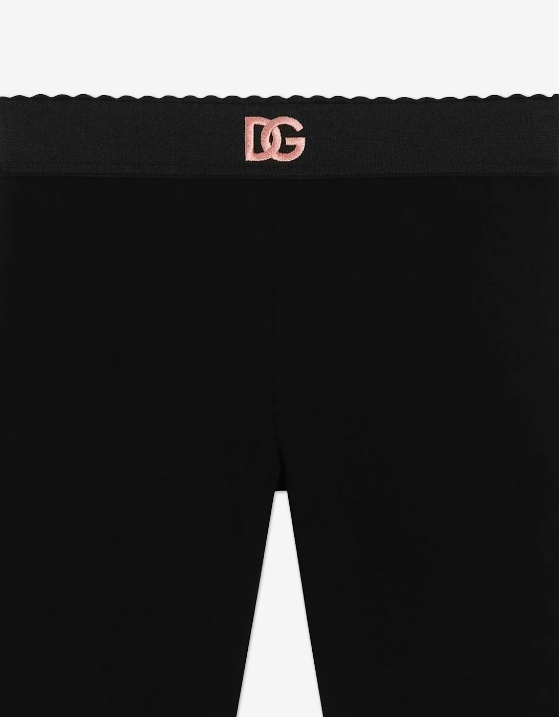 Girls Logo Leggings in Black