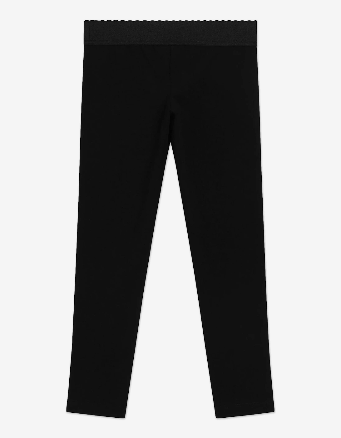 Girls Logo Leggings in Black