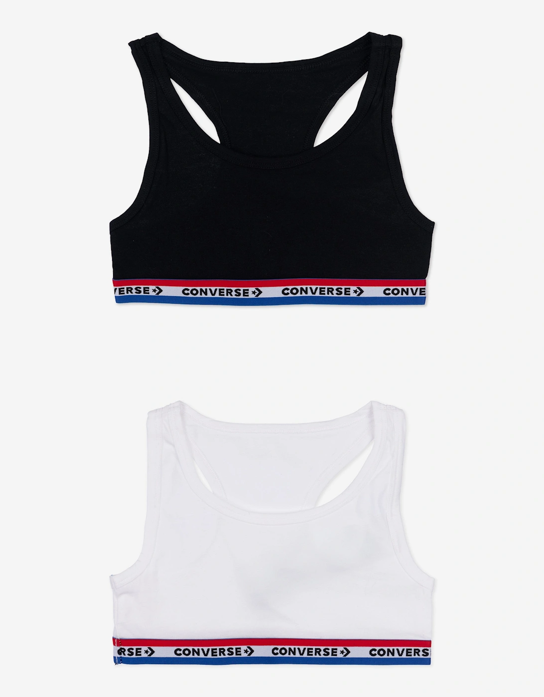 Girls 2 Pack Racerback Bralette Set in Black, 5 of 4