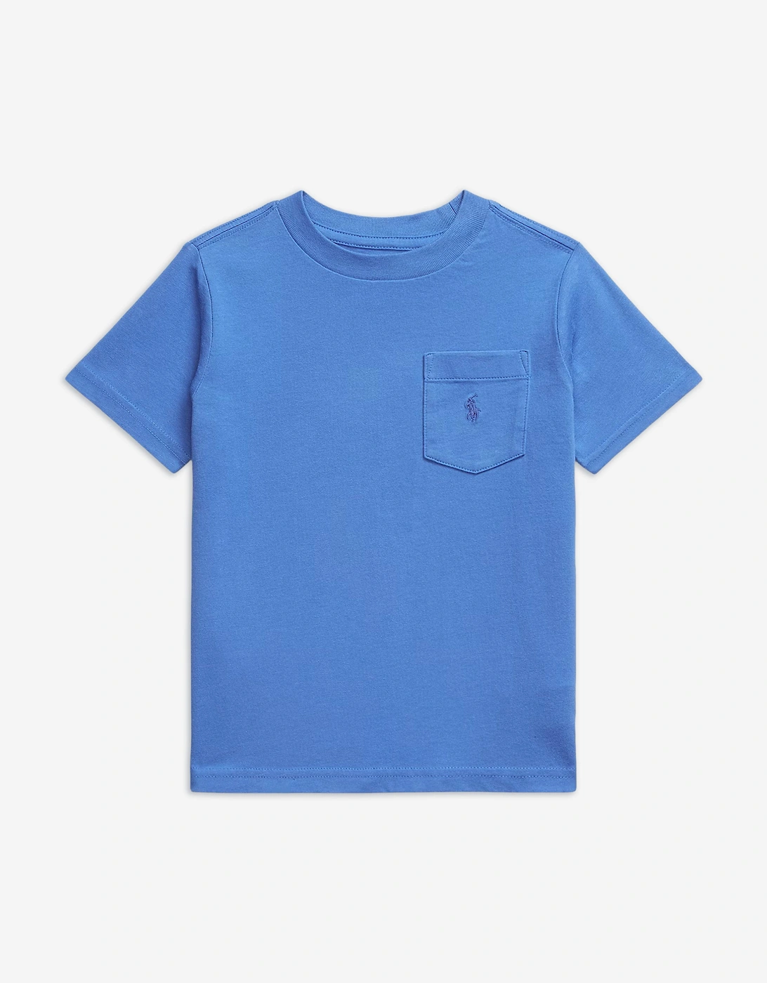 Boys Jersey Pocket T-Shirt in Blue, 5 of 4
