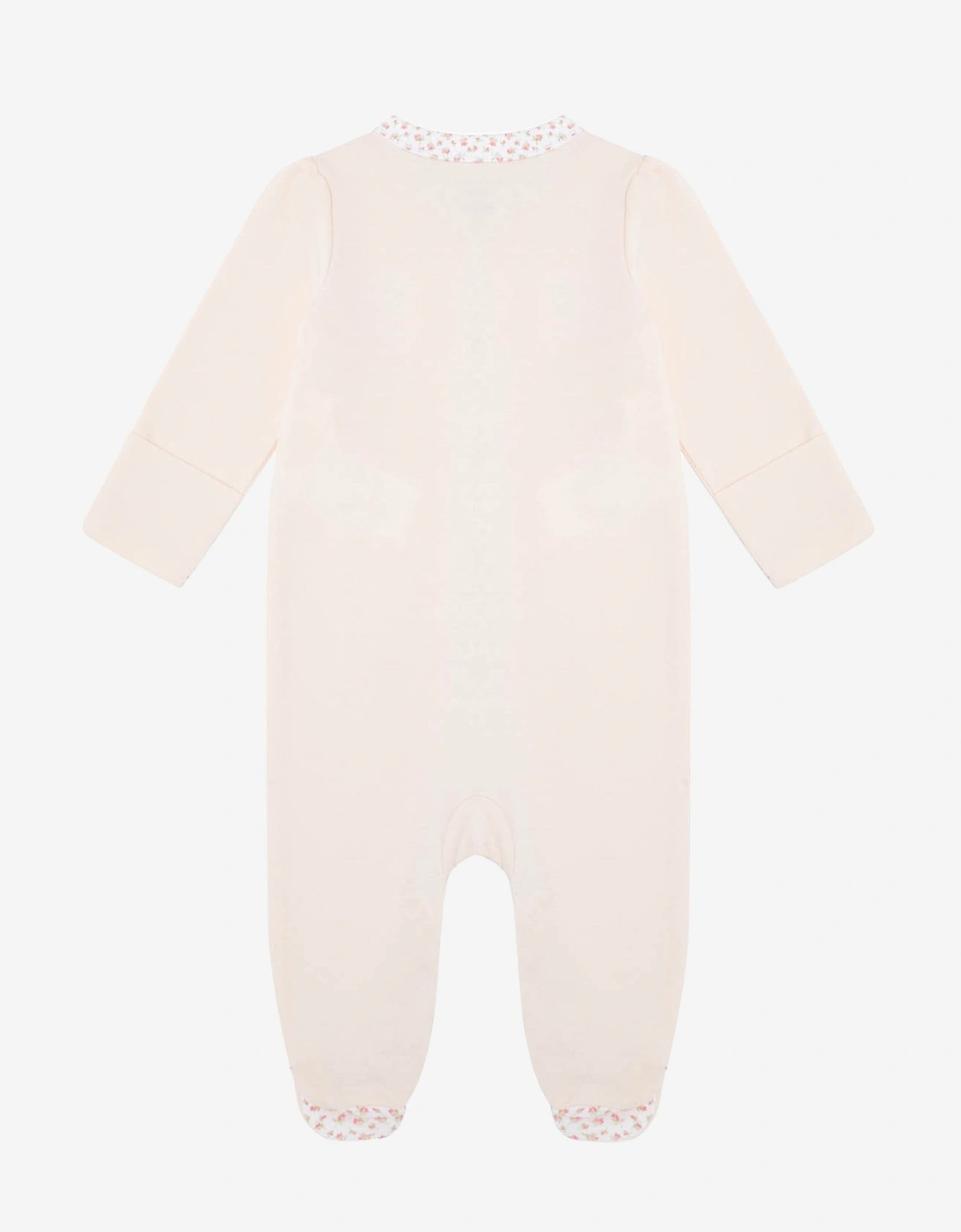 Baby Girls Logo Babygrow in Pink