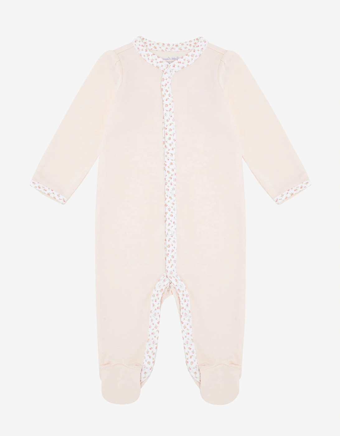 Baby Girls Logo Babygrow in Pink, 6 of 5