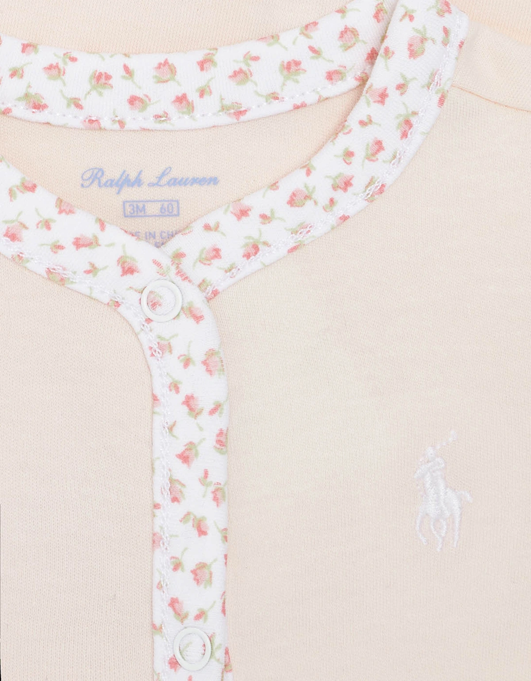 Baby Girls Logo Babygrow in Pink