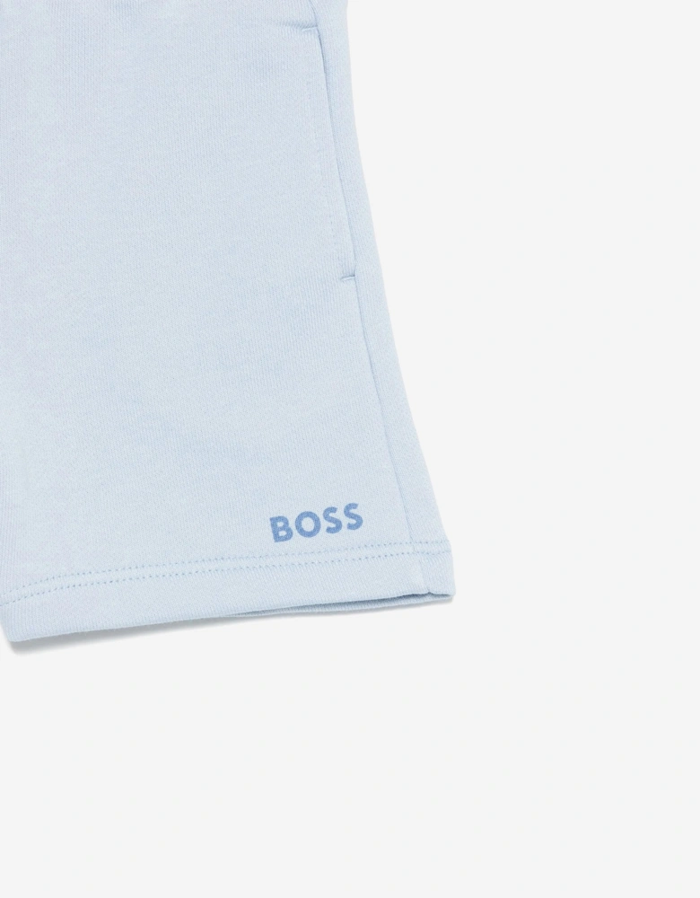 BOSS Baby Boys Logo Shorts in Blue