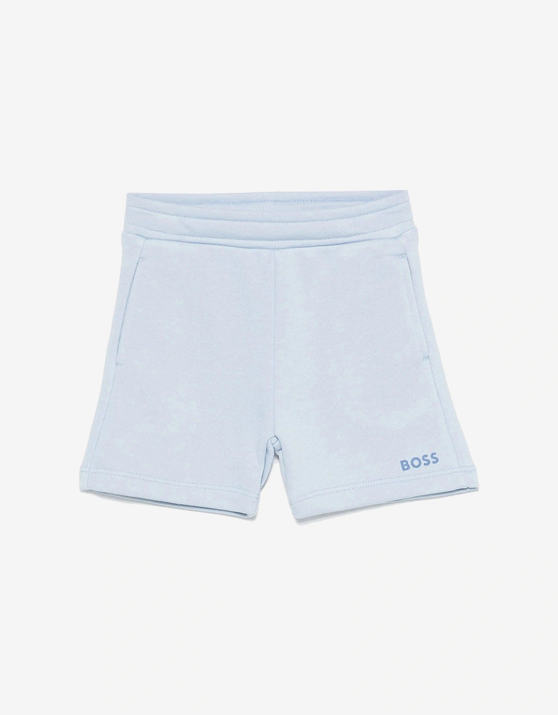 BOSS Baby Boys Logo Shorts in Blue, 5 of 4