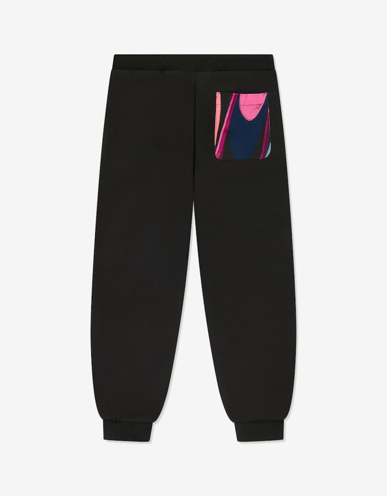 Girls Logo Joggers in Black