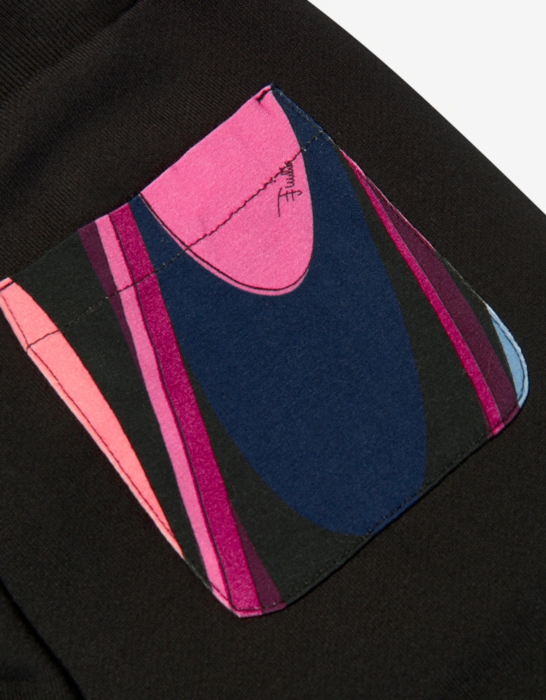 Girls Logo Joggers in Black