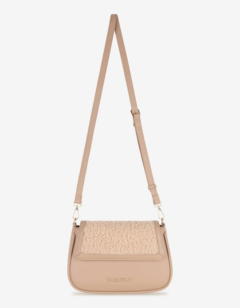 Shari Flap Bag in Beige (26cm)