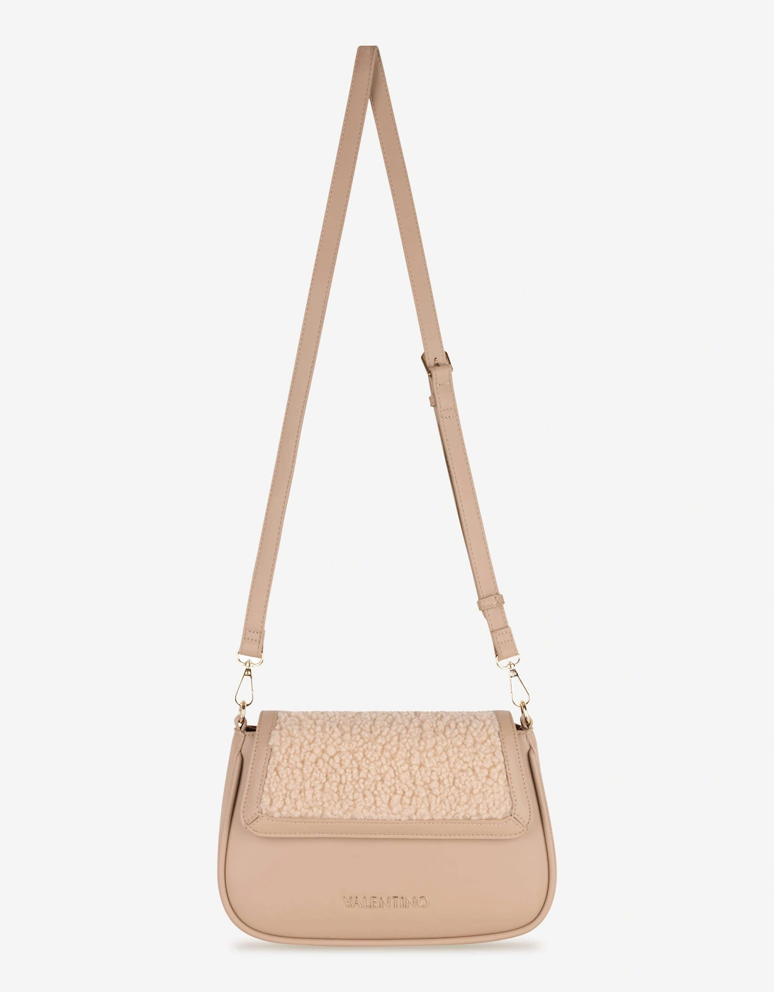 Shari Flap Bag in Beige (26cm)