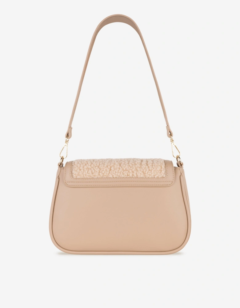 Shari Flap Bag in Beige (26cm)