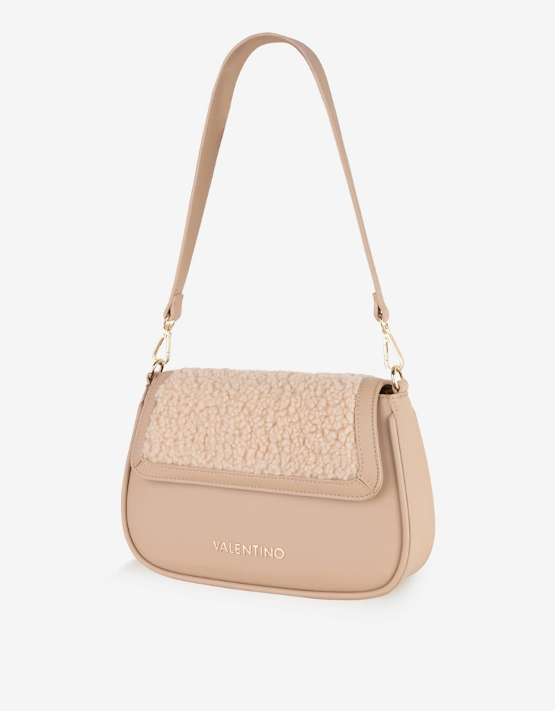 Shari Flap Bag in Beige (26cm)