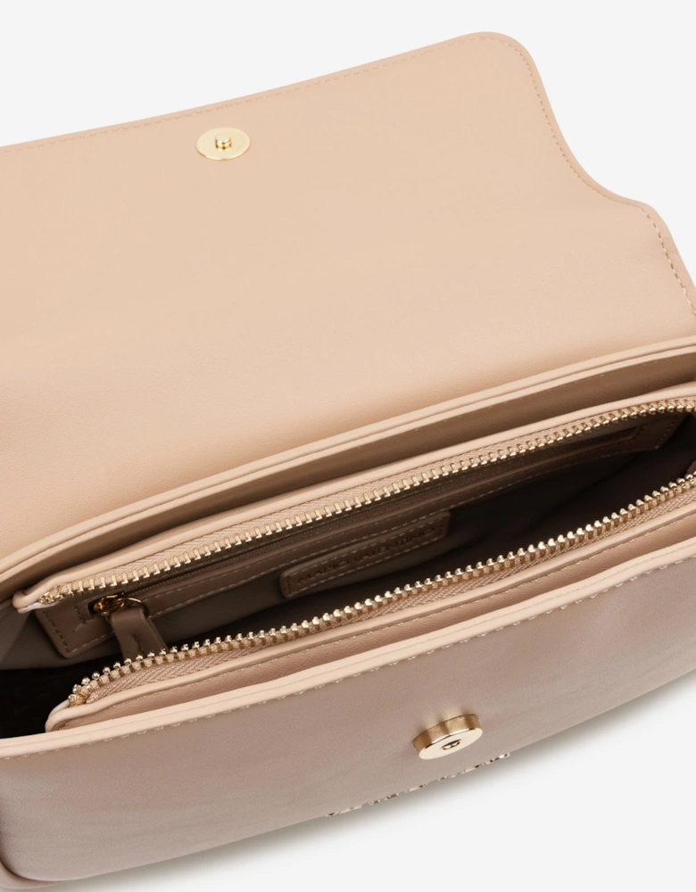 Shari Flap Bag in Beige (26cm)