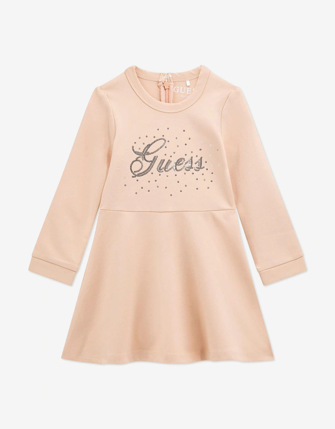 Girls Punto Milano Dress in Pink, 5 of 4