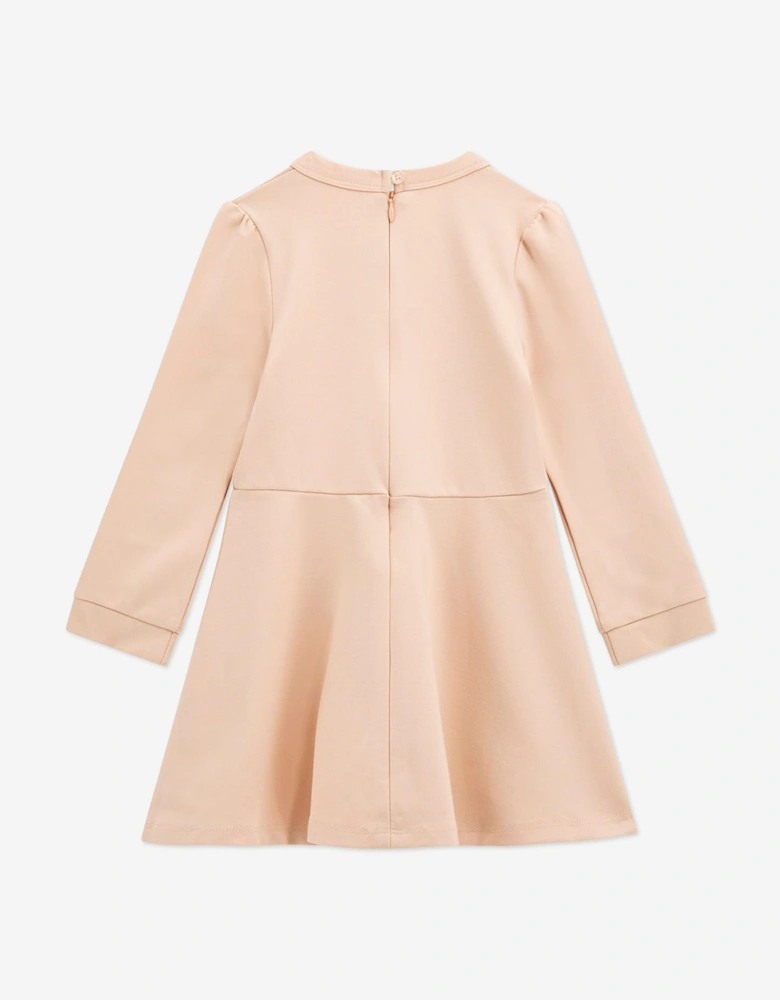 Girls Punto Milano Dress in Pink