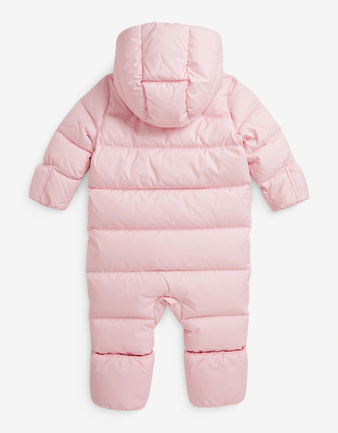 Baby Girls Logo Snowsuit in Pink
