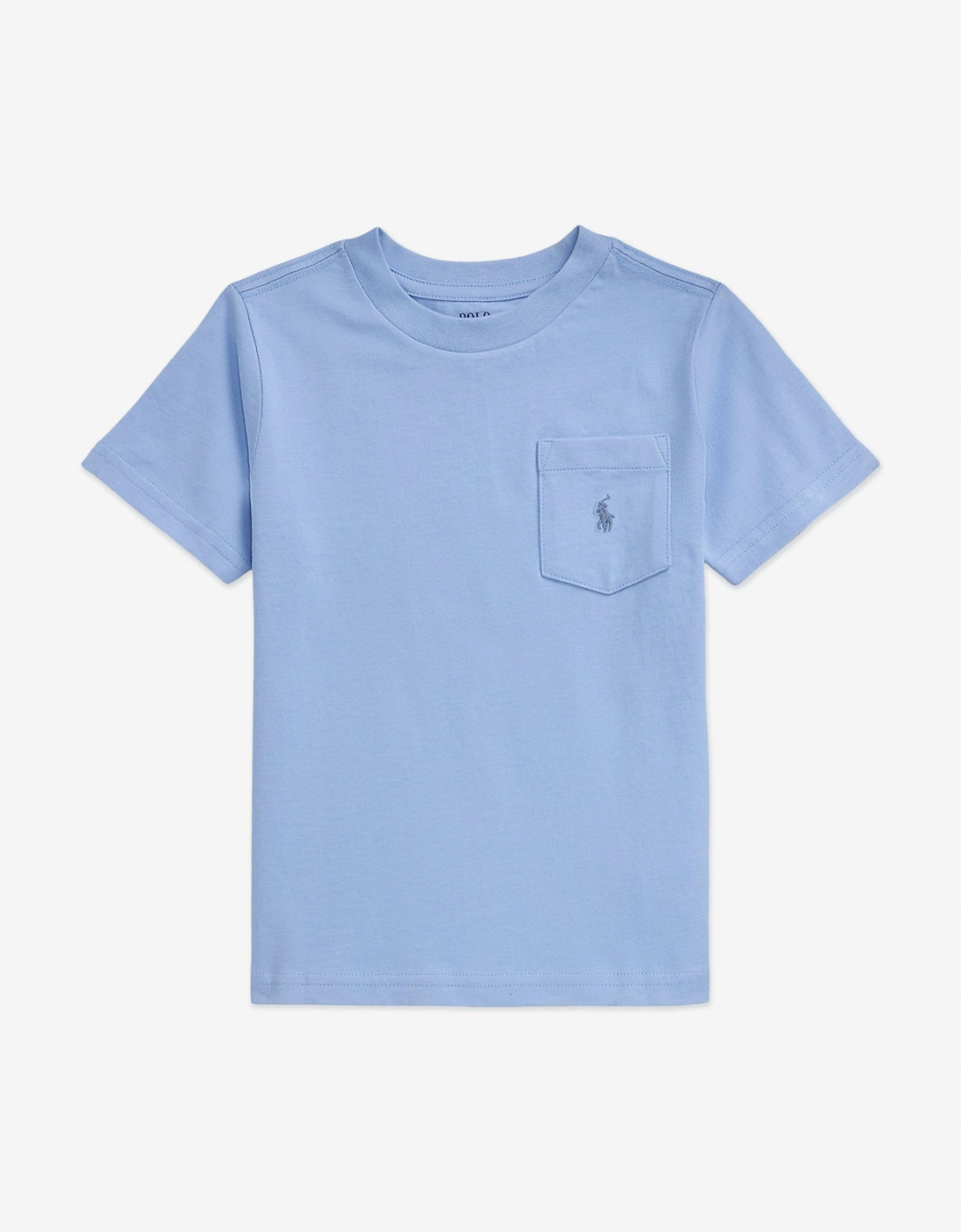 Boys Jersey Pocket T-Shirt in Blue, 6 of 5