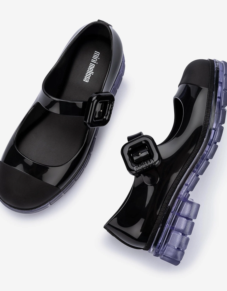 Girls June Mary Jane Shoes in Black