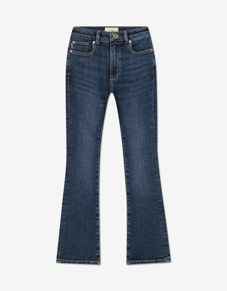 Girls Claire Bootcut Jeans in Blue
