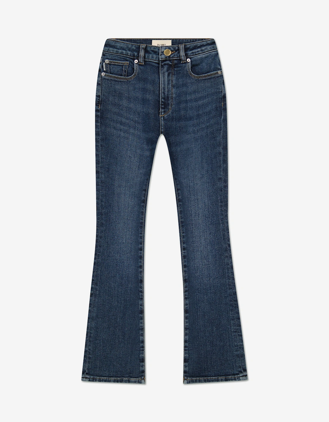 Girls Claire Bootcut Jeans in Blue, 5 of 4