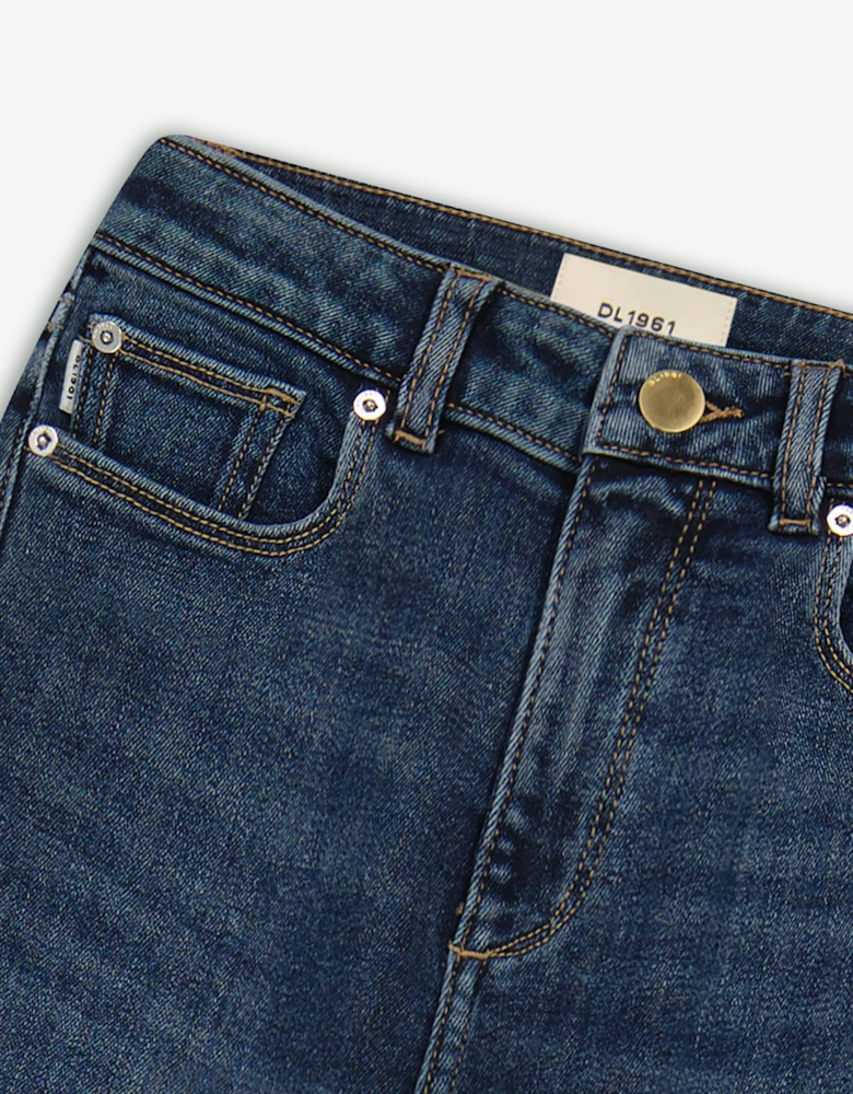 Girls Claire Bootcut Jeans in Blue