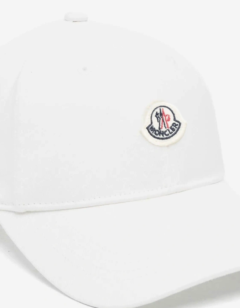 Boys Logo Cap in White