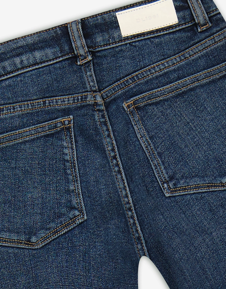 Girls Claire Bootcut Jeans in Blue