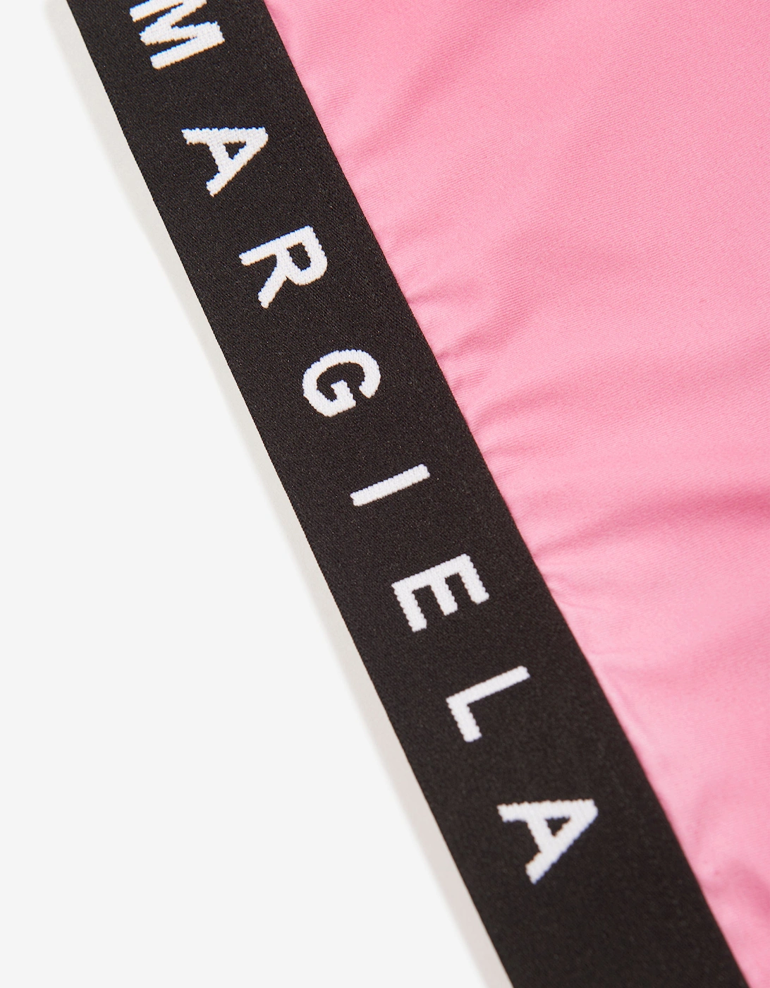 MM6 Kids Cropped Logo T-Shirt in Pink