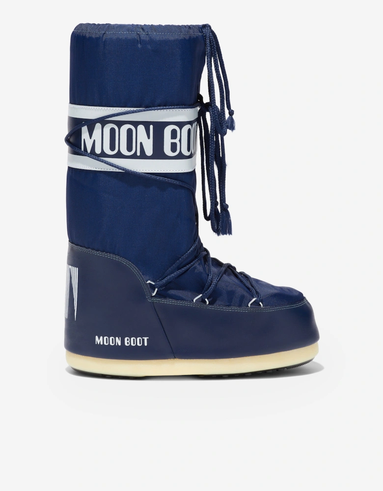 Moon Boot Boys Icon Boots in Blue