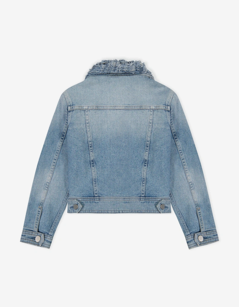 Girls Manning Denim Jacket in Blue